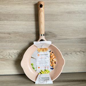 🆕 Masterclass Cookware Pink Skillet Frying Pan 8" New Speckled White High